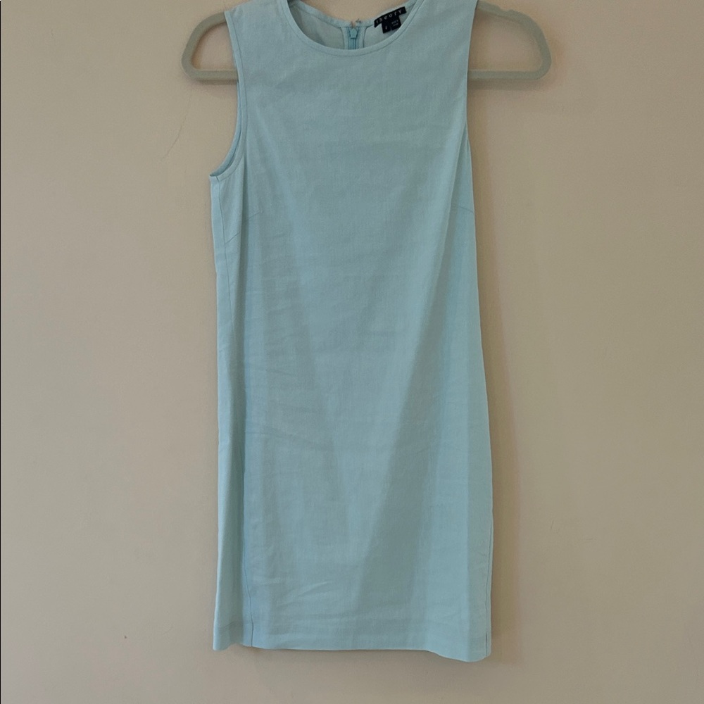 Theory sheath sleeveless dress. Back zipper